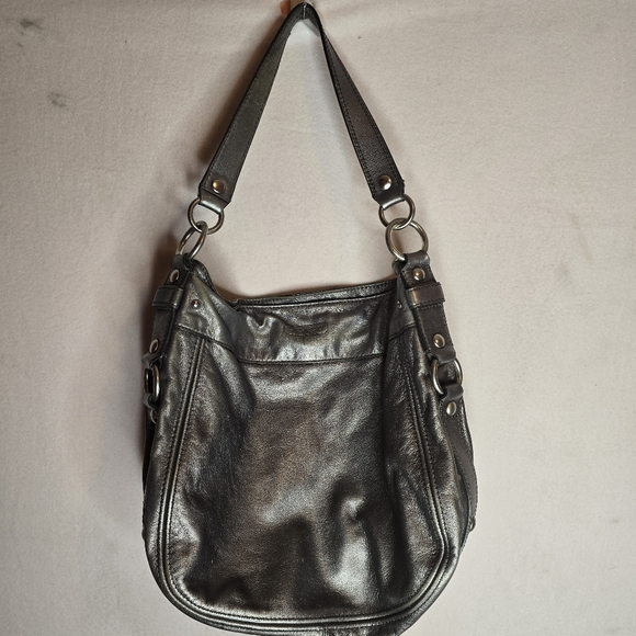 Coach Metallic Hobo Ladies Bag Purse No. C1032-F14706 - Picture 2 of 14